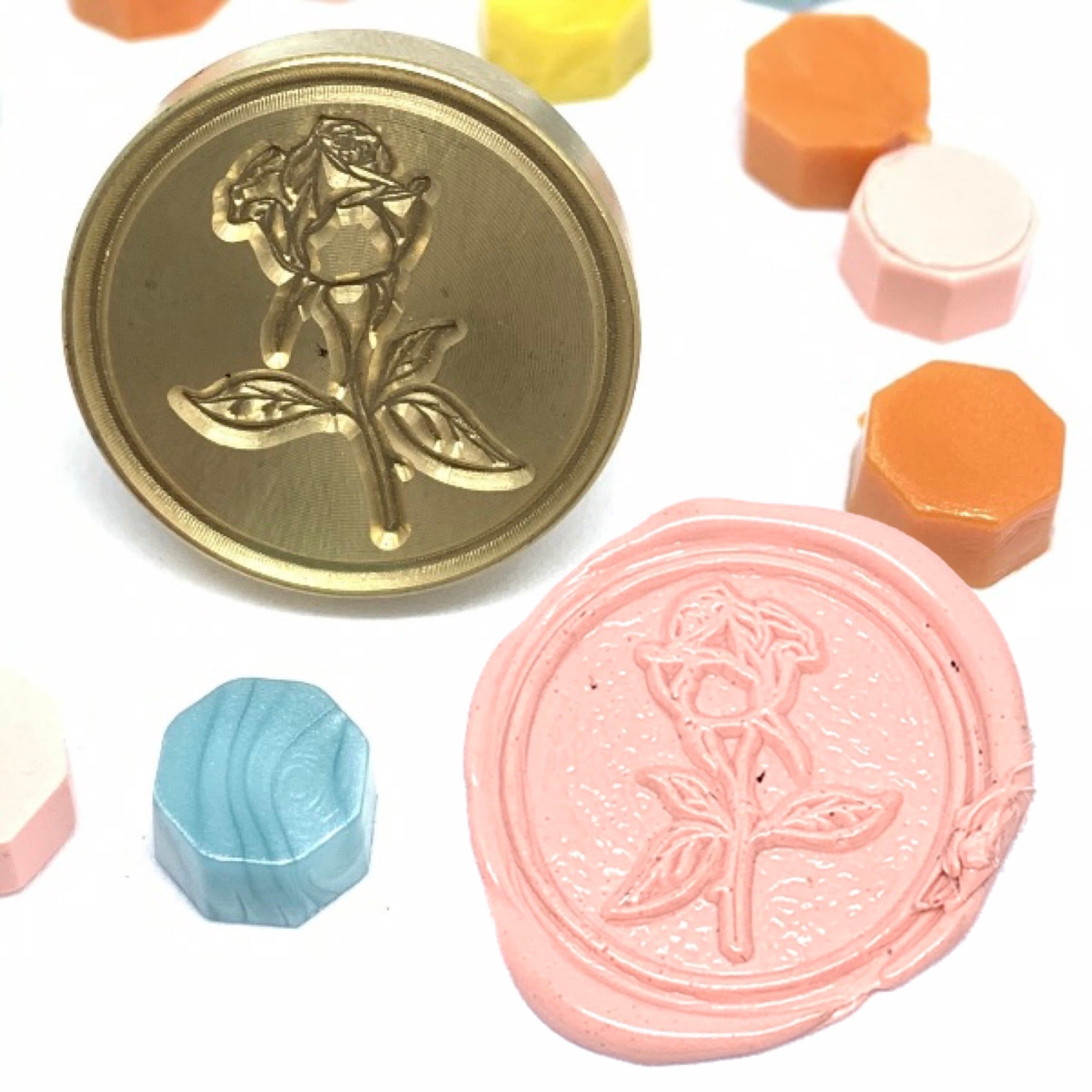 バラ 薔薇10 シーリングワックス シーリングスタンプ シールワックス
