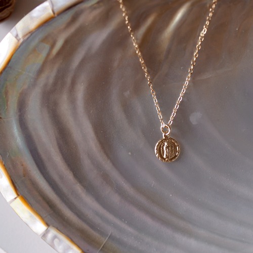 -MARIA coin-  necklace【14kgf】