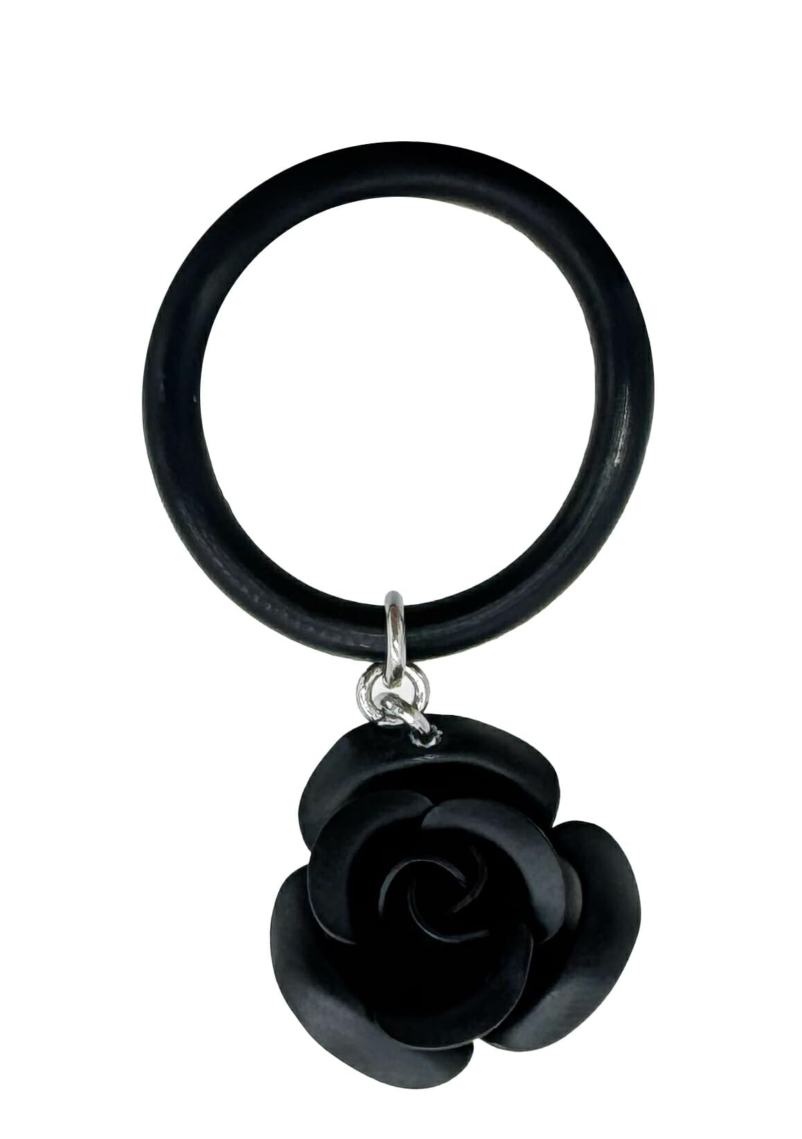 フープピアス 外径28mm 内径25mm 16G 18G 黒 C ブラック | PAY ID