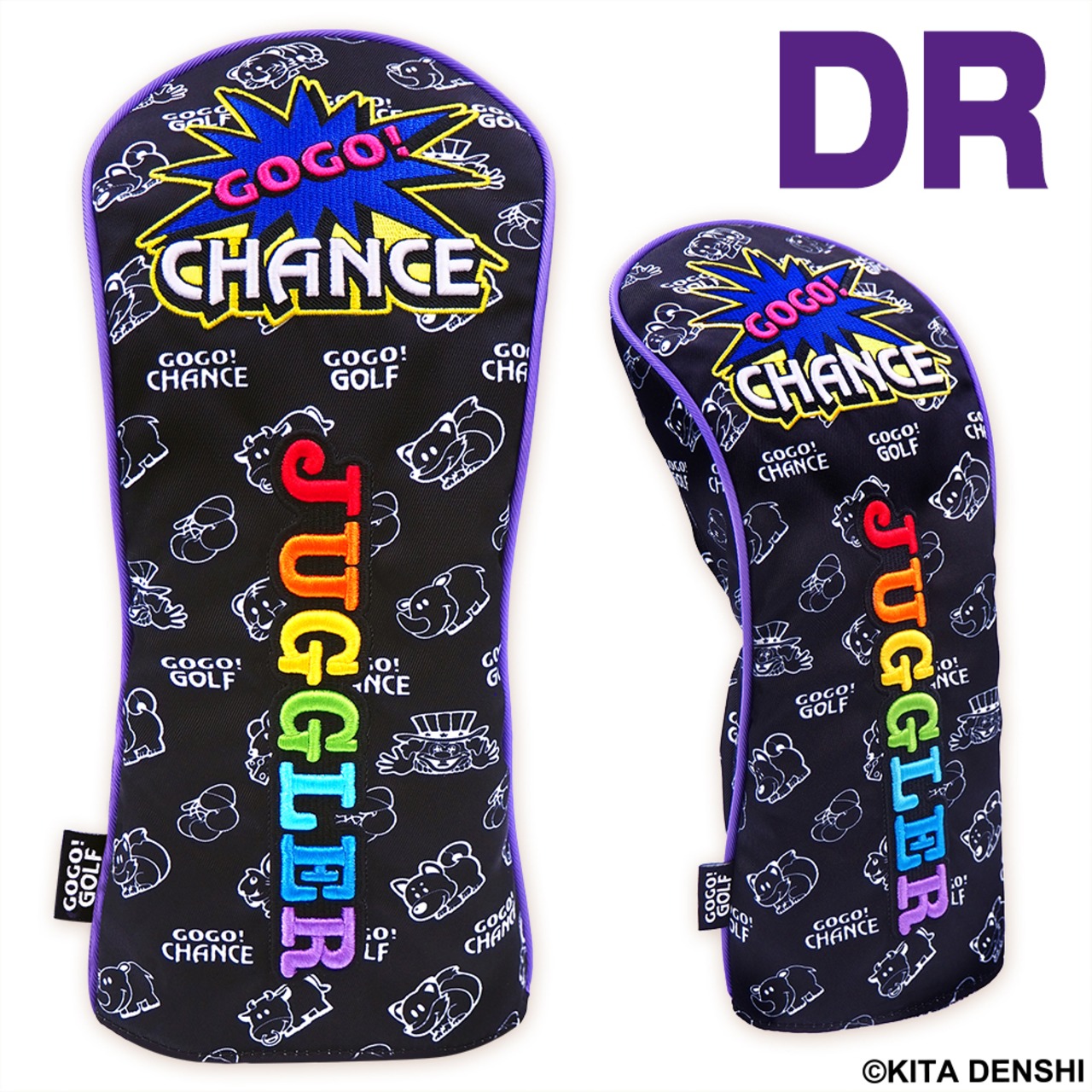 ジャグラー DR用 ストレートタイプヘッドカバー　公式ライセンス商品