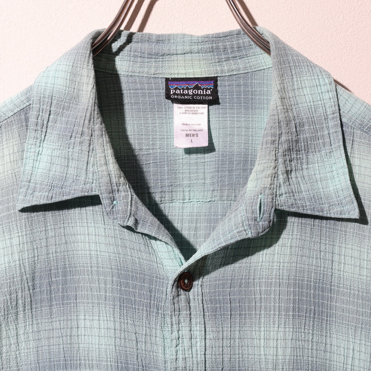 美品 L 11年 オンブレ A/C Yarn Dye Shirt Patagonia ACシャツ ヤーンダイ パタゴニア