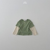 韓国子供服 / LINDO / キャンディレイヤードTシャツ / 秋服 *XS~XL*