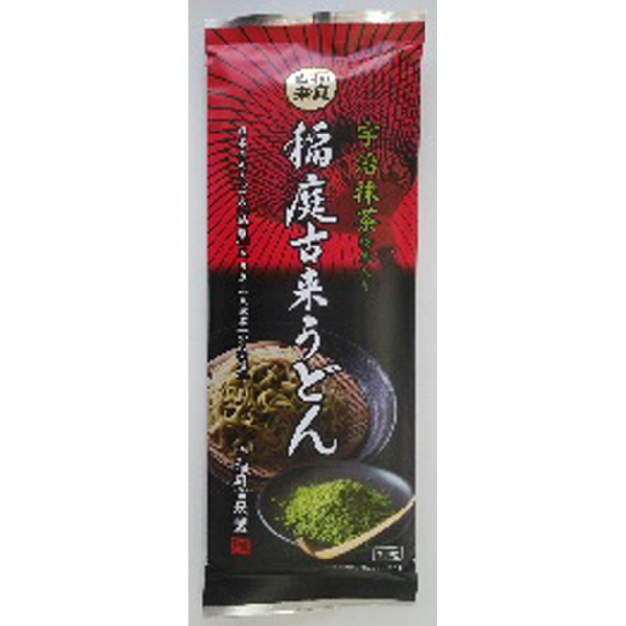日本三大銘品の融合商品です。 宇治抹茶粉末入り稲庭古来うどん300g 