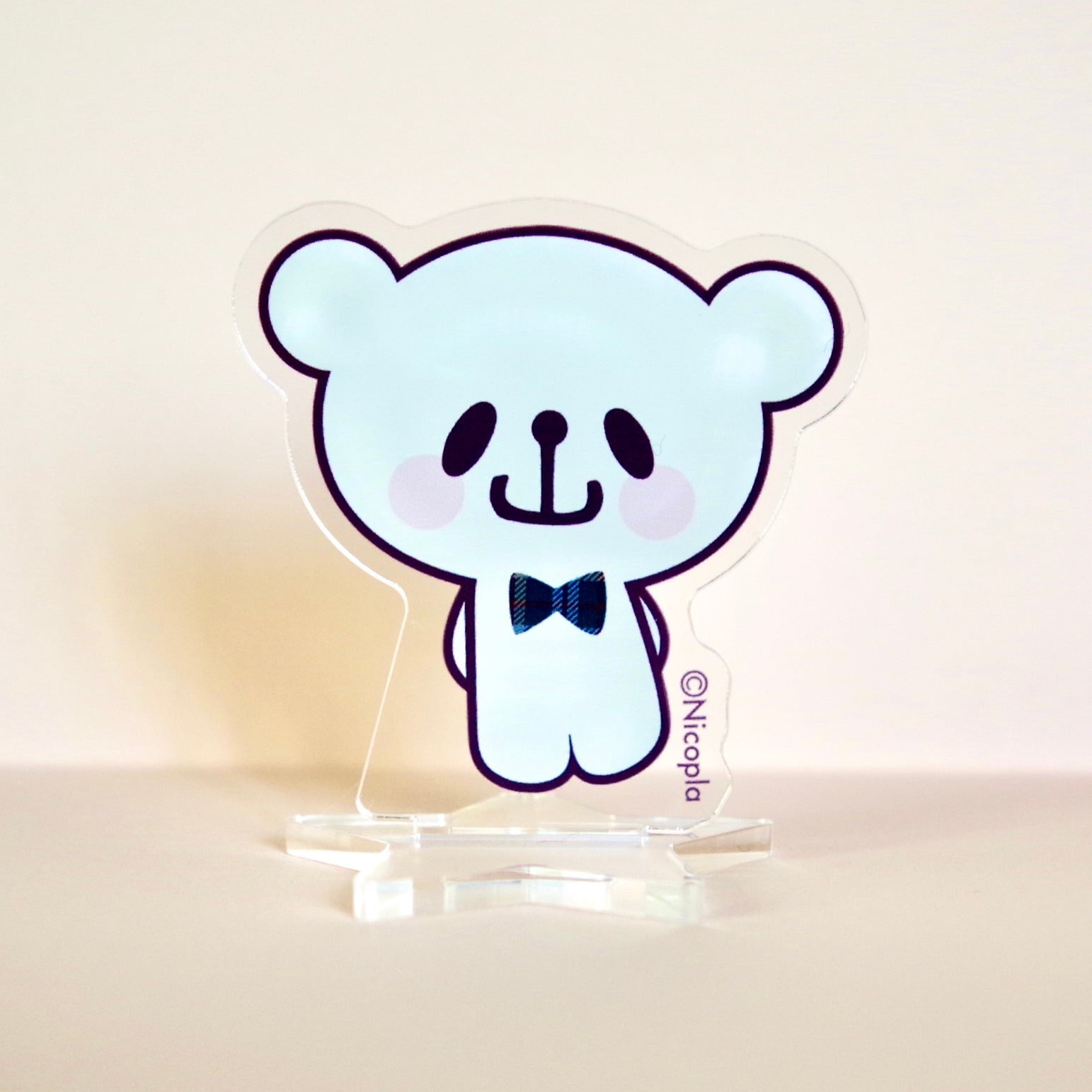 缶バッジ「ブラックおやまくましましまレッド」 | おやまくまのおみせ