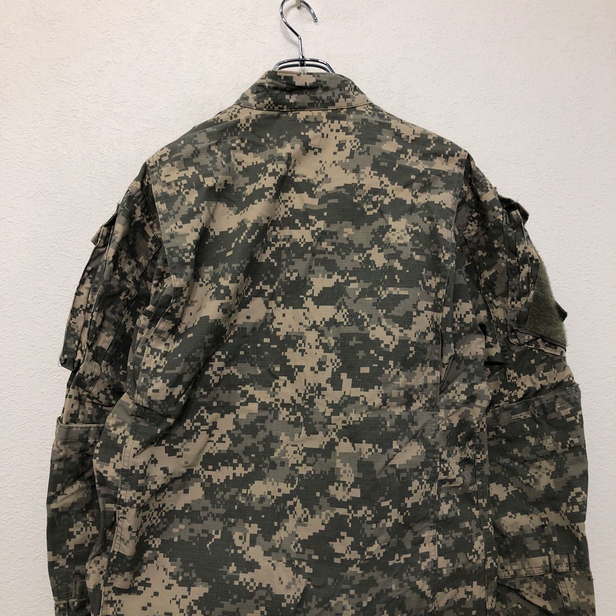 ミリタリー ジャケット L〜 カーキ アメリカ軍 ジップアップ 星条旗