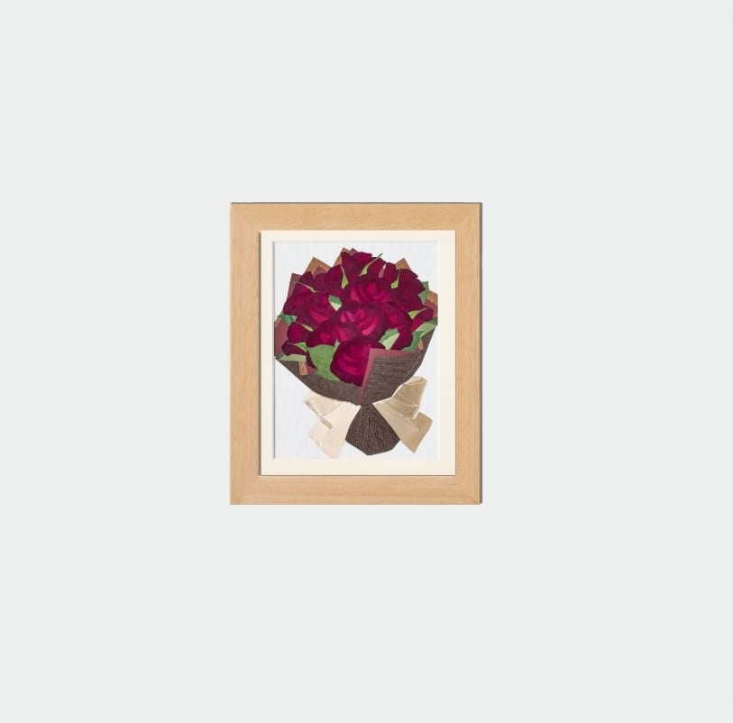 ウッドS ナチュラル 『受注商品・押し花』【送料無料】