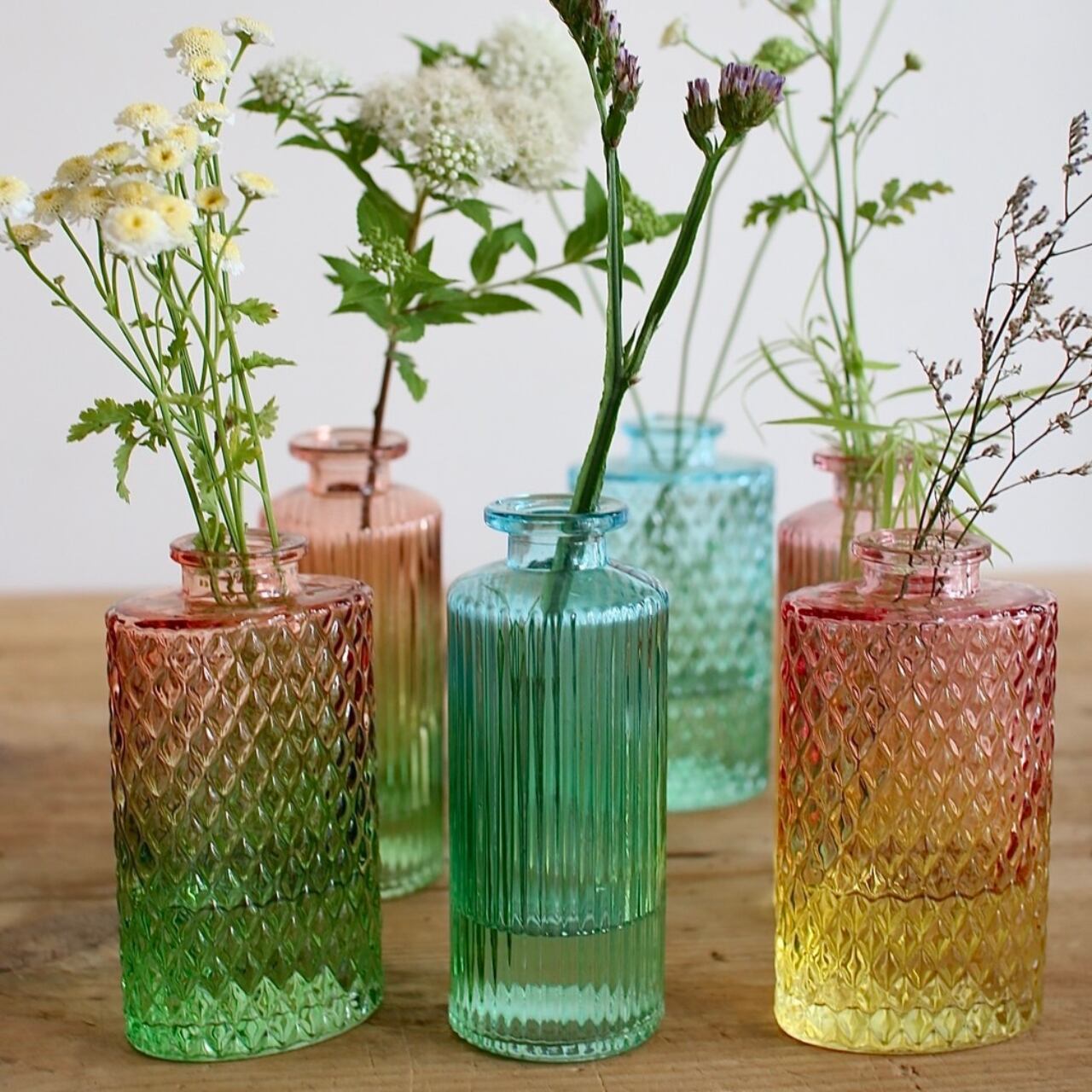 プチフラワーベース ストライプ グラデーション | Nina zakka shop