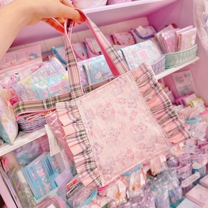 【F1】69-6 2wayフリルトートバッグ中