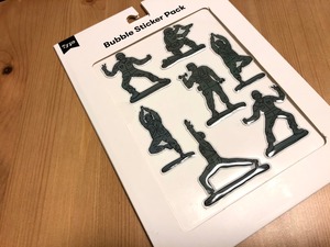 GREEN ARMY MEN Bubble sticker pack / ステッカーセット