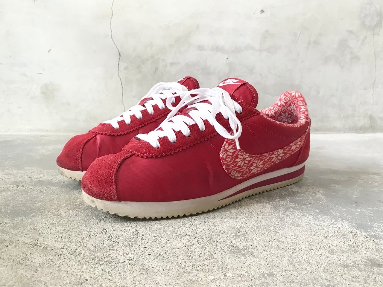 2015 NIKE CLASSIC CORTEZ WINTER GYM-RED/WHITE