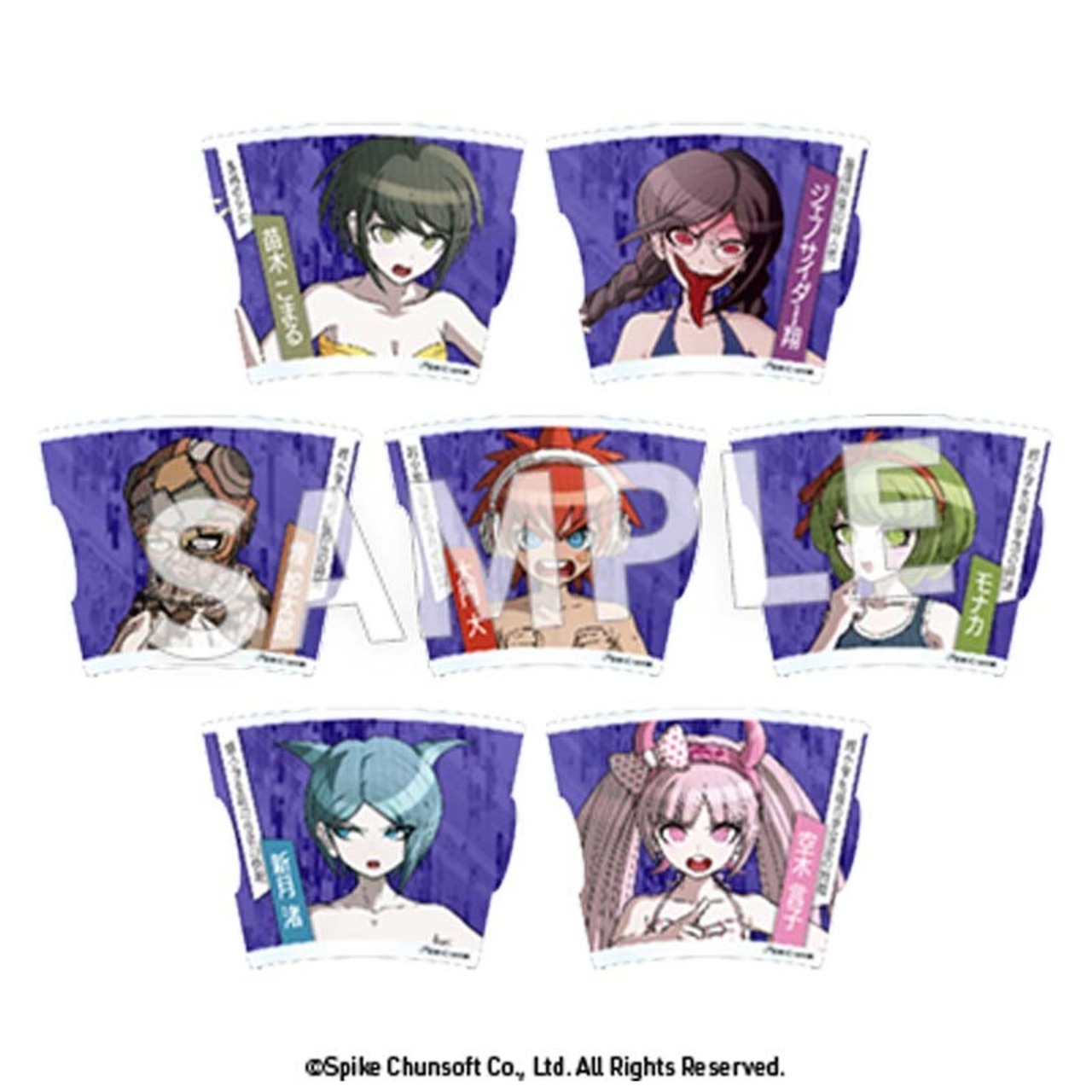 絶対絶望少女 アクリルパズルコースター ボックス(7個入) - 1