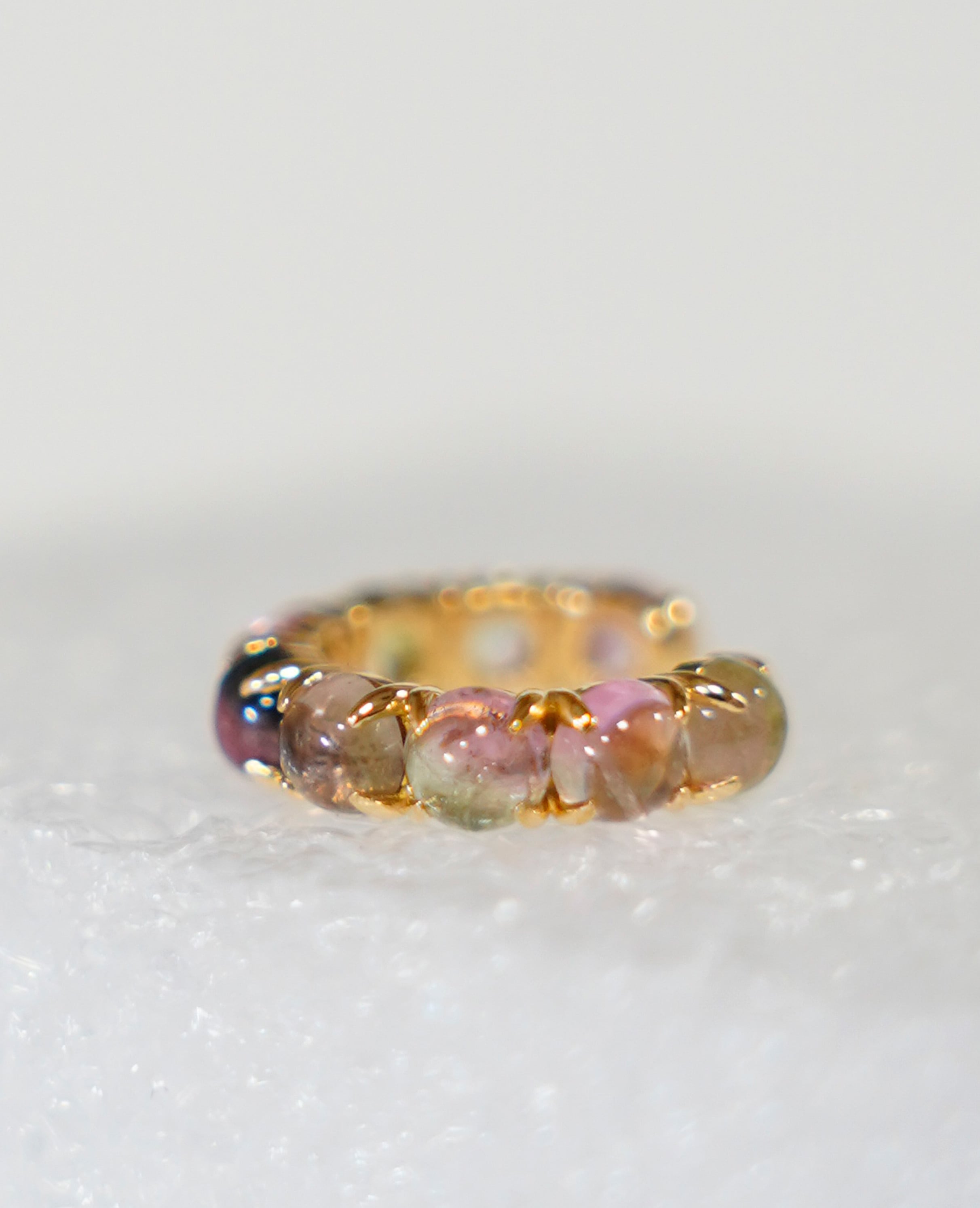 (SV)Tourmaline eternity earcuff