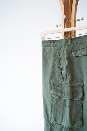 【1960s】"M-47, Size23? Cotton Herringbone" Field Trousers, French Army / 81m2