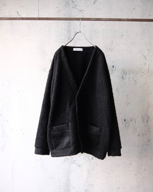 old style mohair cardigan (black)