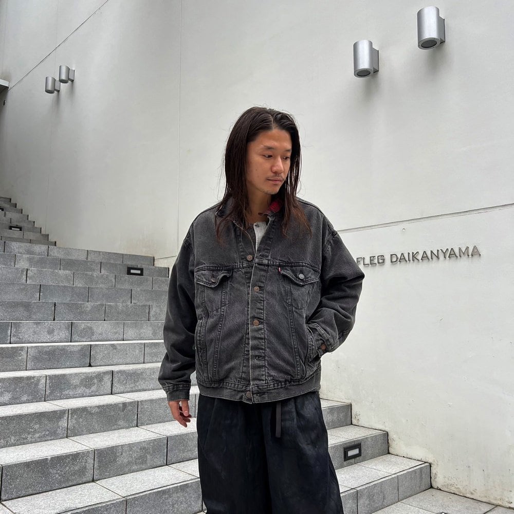 ジャケット・アウター 80's Levi's 70417 black denim jacket Levis 70417-9416] Vintage Black Denim Jacket [1980s-] Vintage