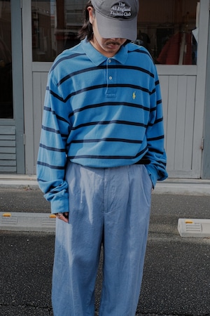 2000s Ralph Lauren border polo shirt