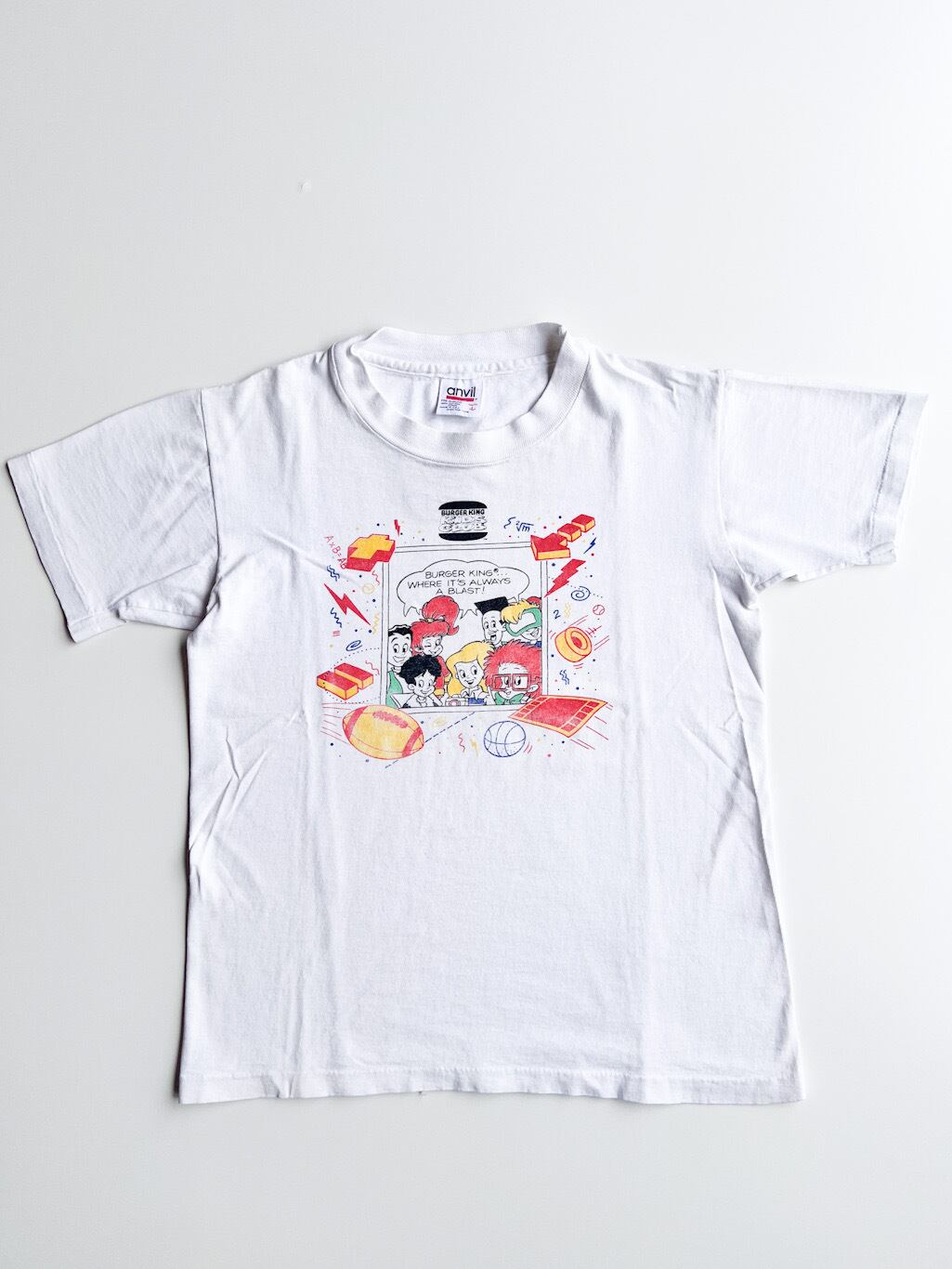 【140cm】VINTAGE 90's プリントTシャツ【10477】※