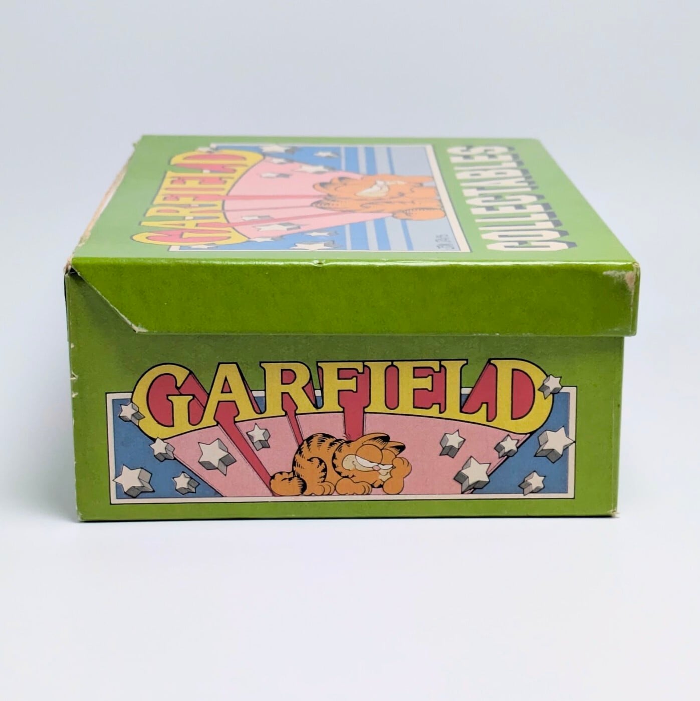 ☆ VINTAGE 1980年代初期 ☆【 Garfield ( ガーフィールド ) 】『 GARFIELD COLLECTABLES 』 収納箱 / ディスプレイボックス / お道具箱 / ステーショナリー 〚アメリカン雑貨 アメトイ〛