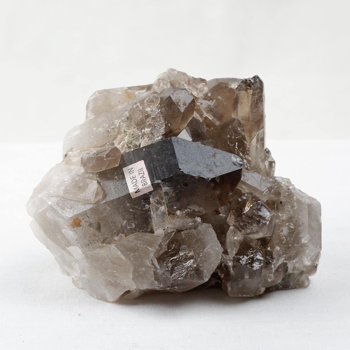 スモーキークォーツ クラスター ブラジル産 スモーキークォーツ 煙水晶 原石 一点物 282-725