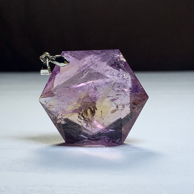 2.六芒星☆アメトリン ペンダントトップ