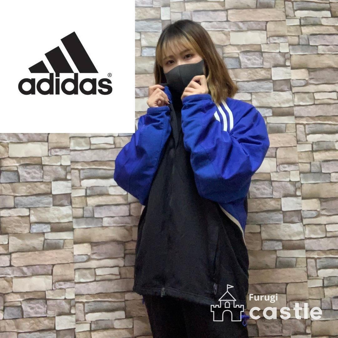 adidas アディダス トラックジャケット ジャージ 青 L | エコナ