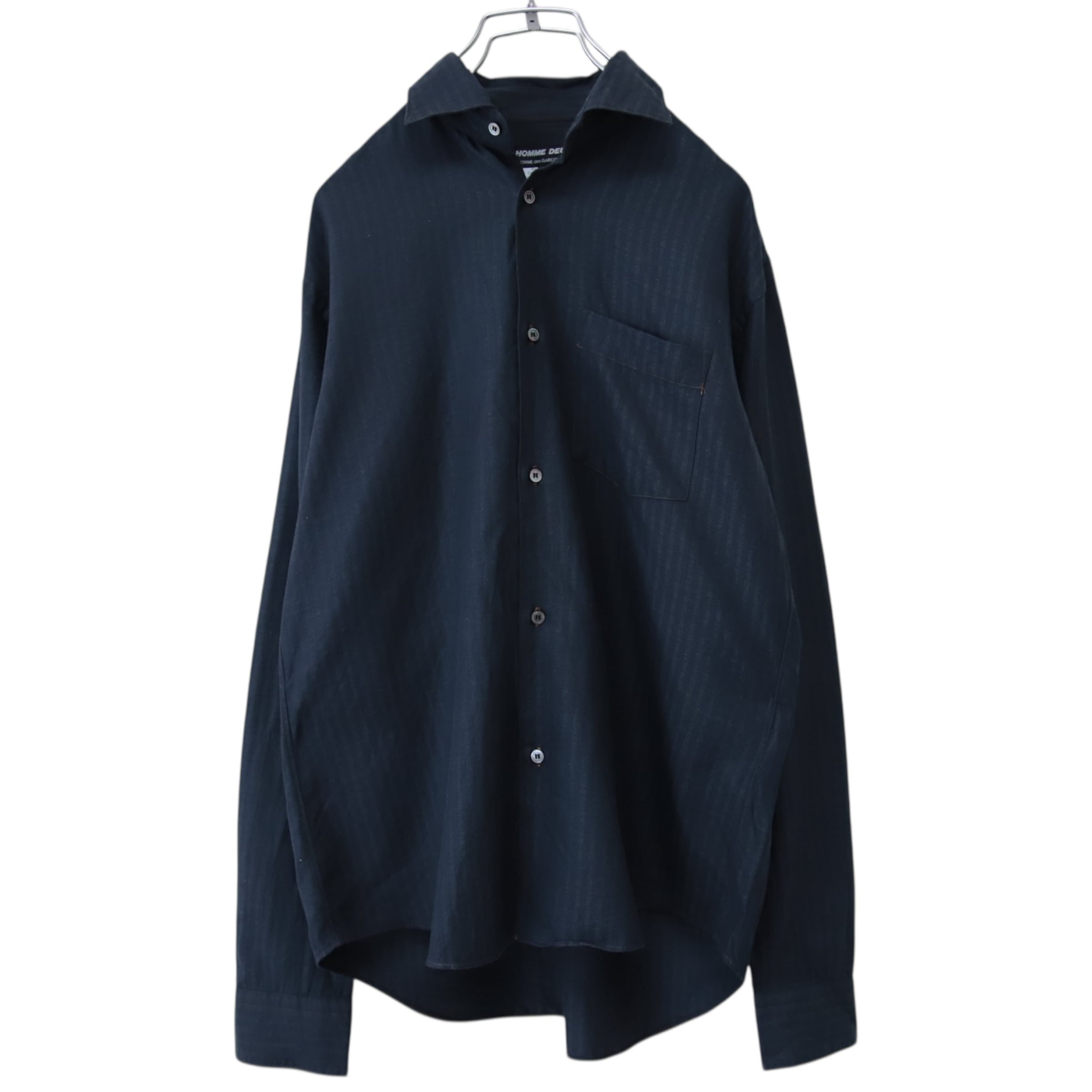 OAMC(オーエーエムシー) SYSTEM FULL ZIP SHIRT WOVEN (black) | PAY ID