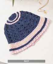 ◆サニーステッチ クロシェハット◆ch-25128