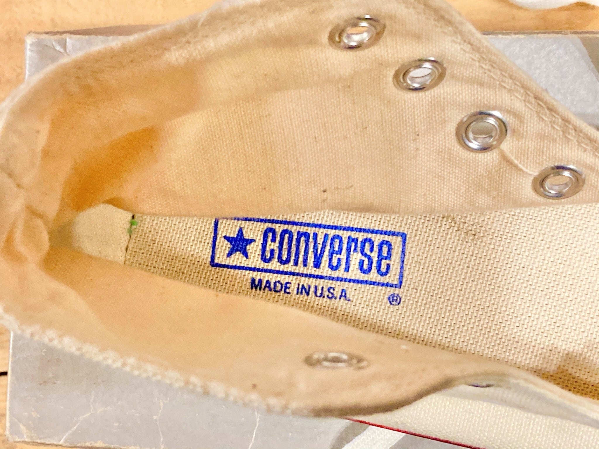 converse（コンバース） ALL STAR Hi （オールスター）生成り 7