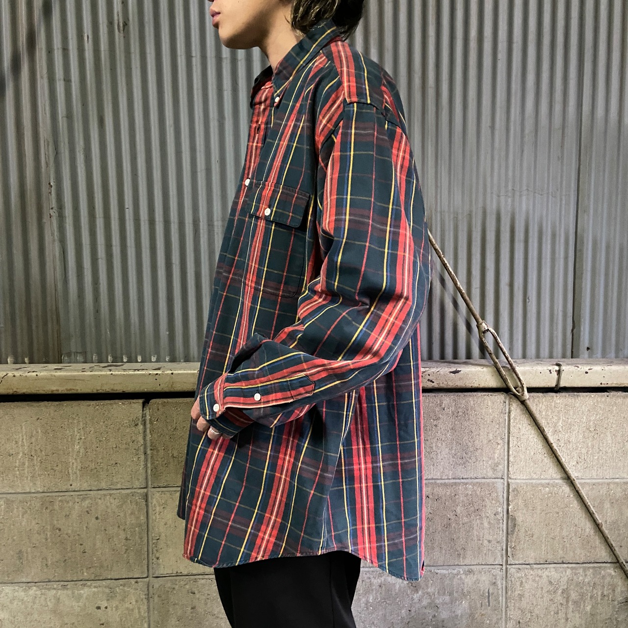 Ralph Lauren オールドラルフローレン チェック柄 ボタンダウンシャツ 