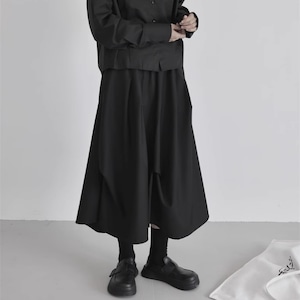 Asymmetry Drape Skirt【TR3187】