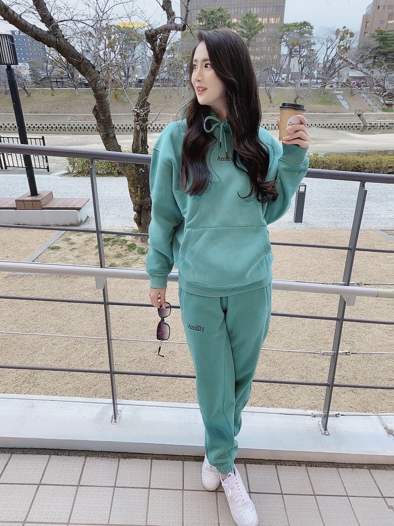 AMILLY 裏起毛 スウェットパンツ | AMILLY