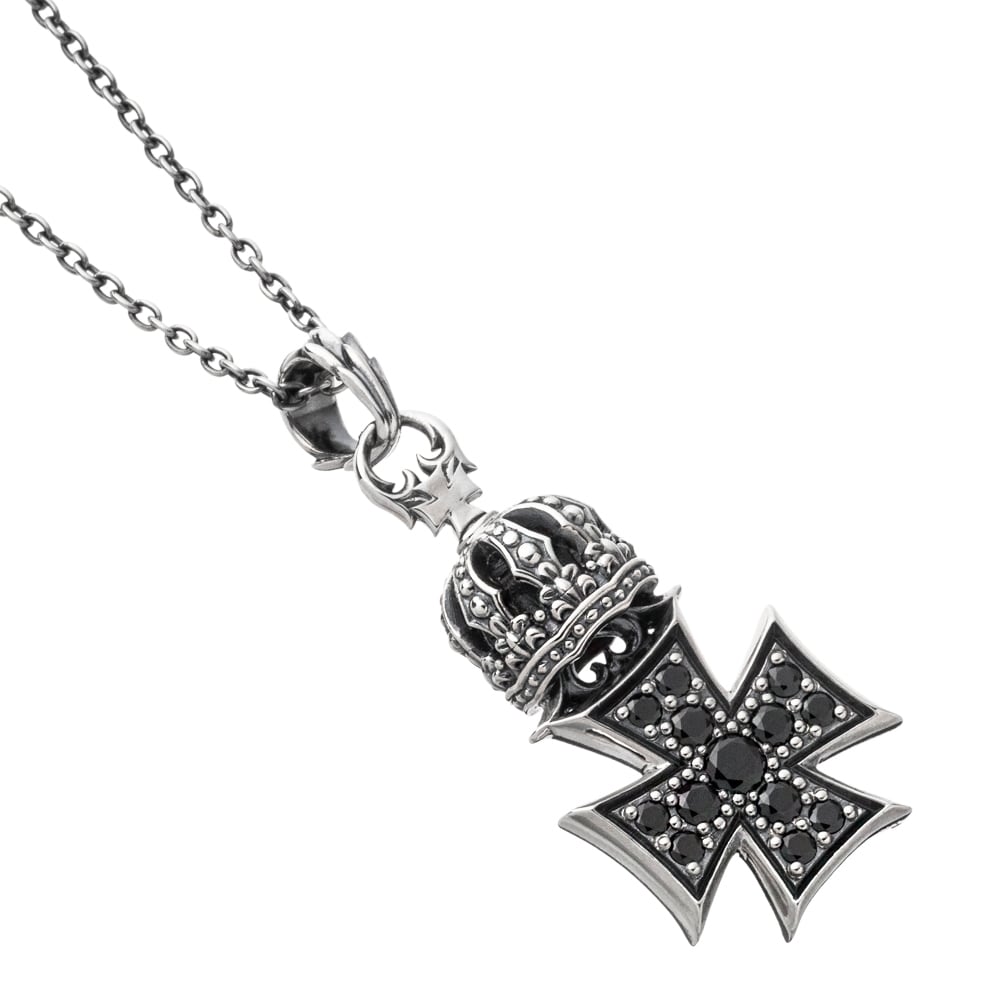クラウンアイアンクロスペンダント AKP0123 Crown iron cross pendant