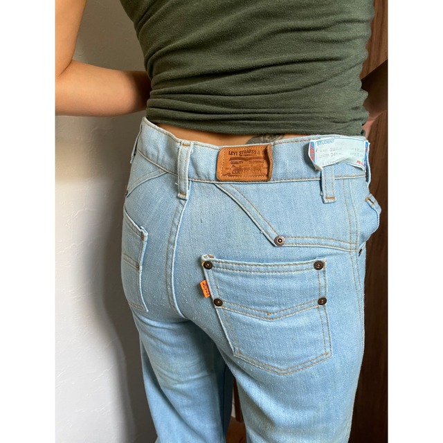 70s～80s U,S Levis STUDENT FLARE　