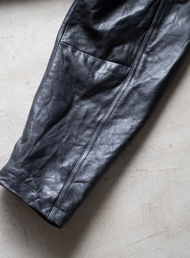 "DANIER" 1990s Leather car coat