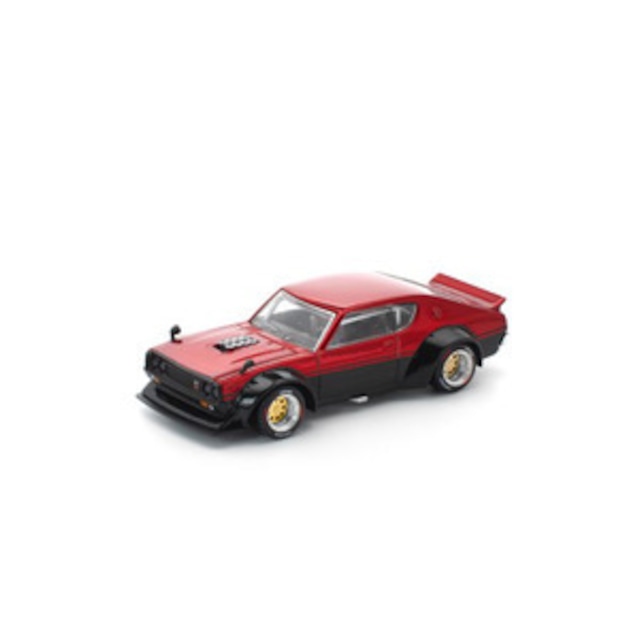POP RACE（ポップレース） 　1/64 KPGC110 KENMERI - RED/BLACK／KPGC110 ケンメリ レッド／ブラック 　PR640266