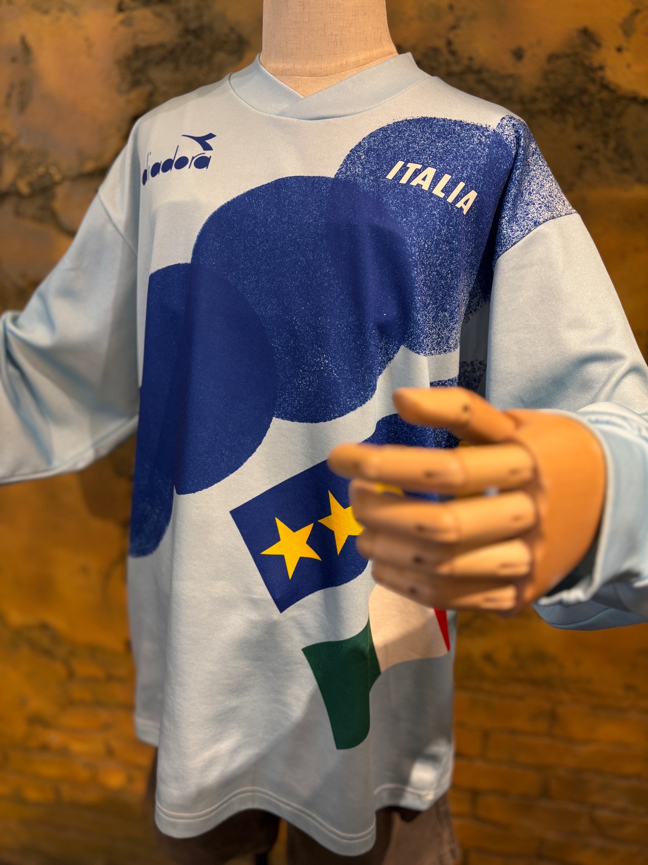 80's~90's DIADORA jersey ロンtee