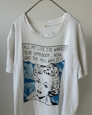 -Flying Fish- Vintage 80s L Comic Print T-Shirt