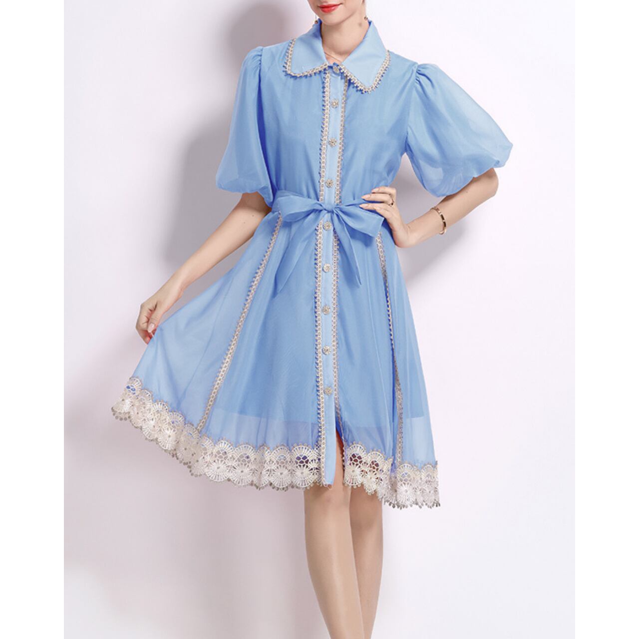 リュミエールレースワンピース L2025