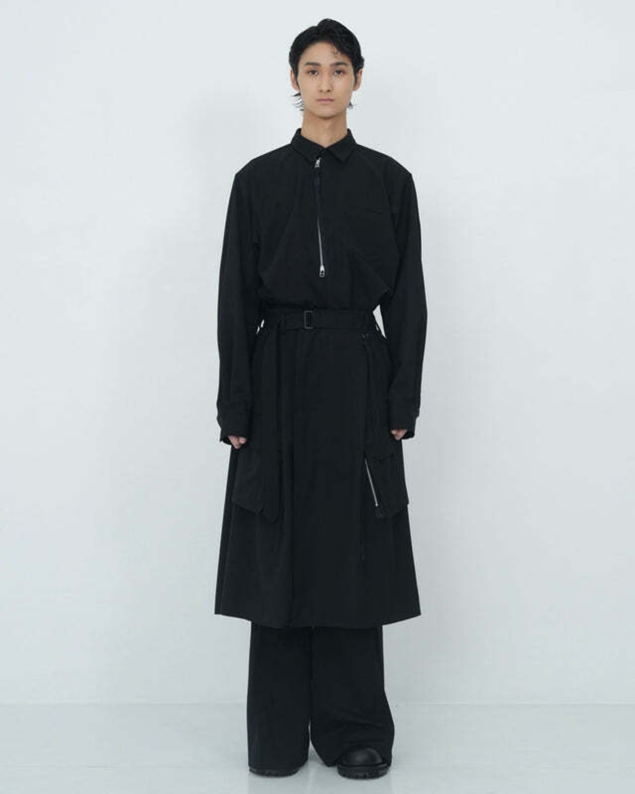 【26AW】Tamme タム / SOUTIEN COLLAR COMBAT SKIRT - 2