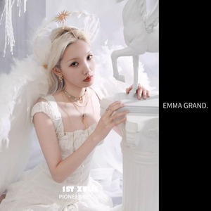 夢空を駆けるペガサスの星環ネックレス E00634