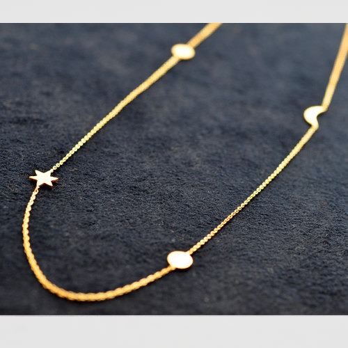 Hortense（ホーテンス） 14K ”Good Night ”Necklace (14ｋグッドナイトネックレス）