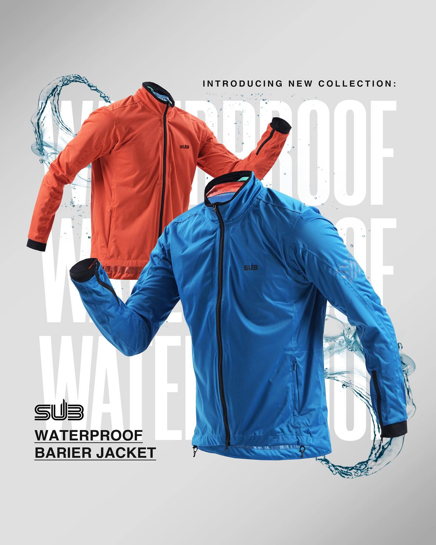 Jacket Waterproof Barrier / Pureed Pumpkin | 【公式】SUB Jersey