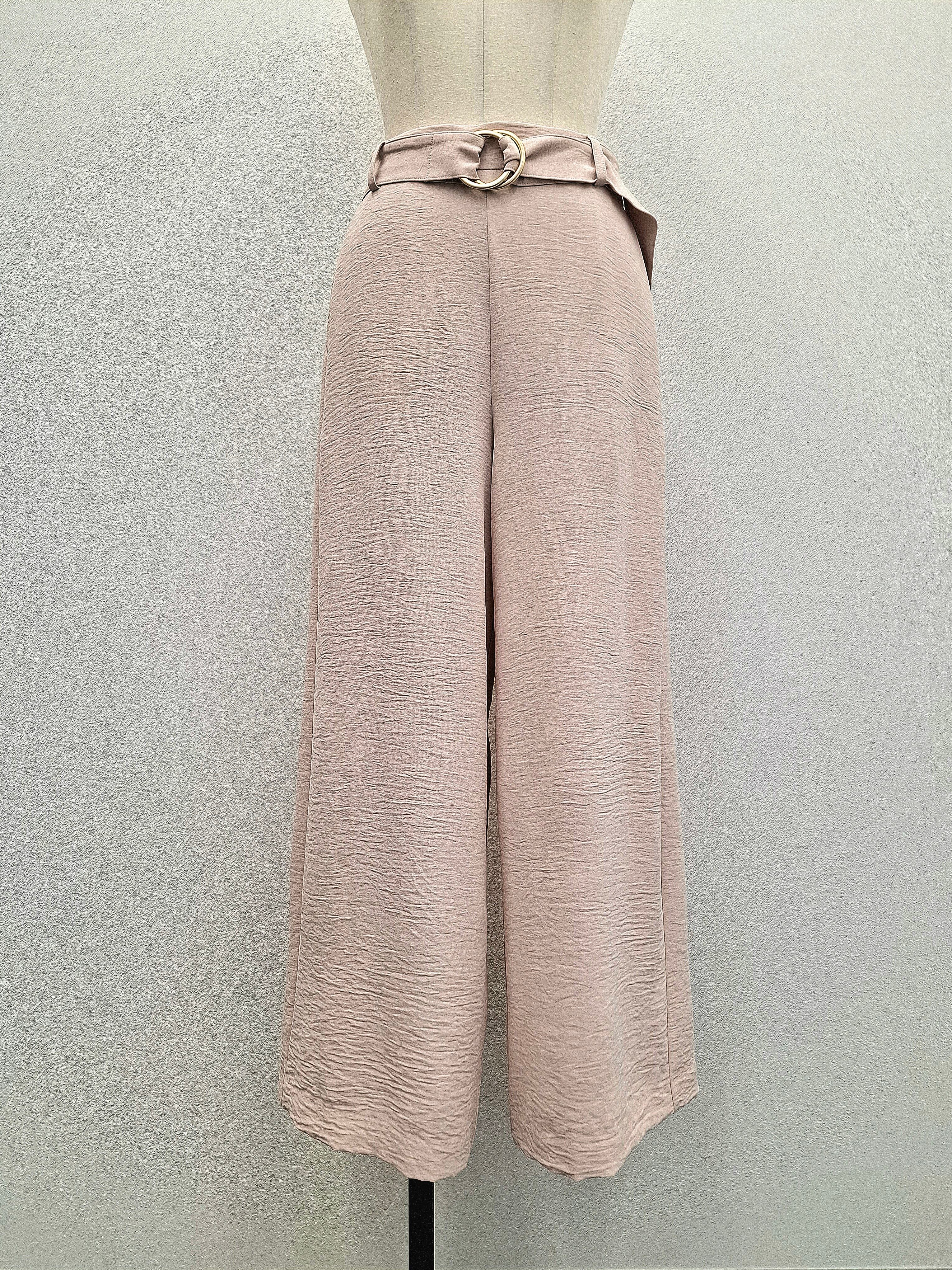 【SAMPLE SALE】UV・吸水速乾★ベルト付き涼やかパンツ(ピンク)