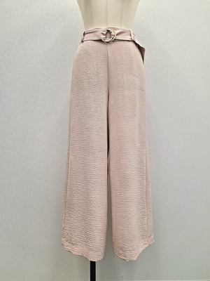 【SAMPLE SALE】UV・吸水速乾★ベルト付き涼やかパンツ(ピンク)