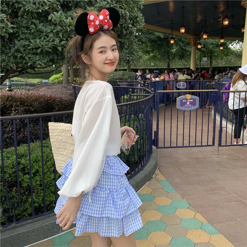 カジュアルサマー薄手トップス スカート 大人ガーリー スウィート キュート 夏物 モンロー10459878656