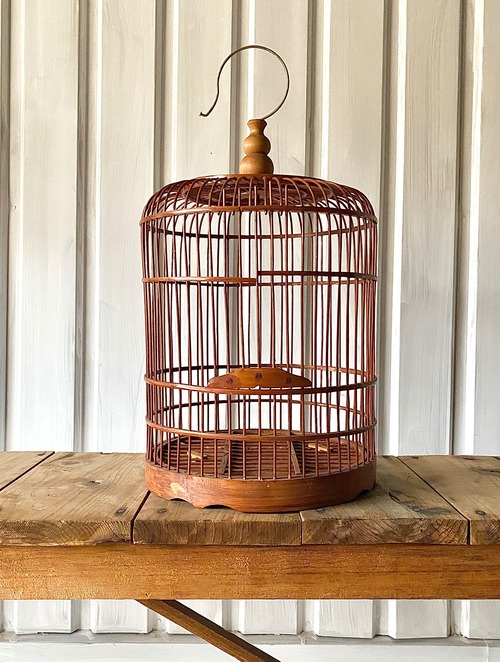 雰囲気ある佇まいの鳥籠[古道具]