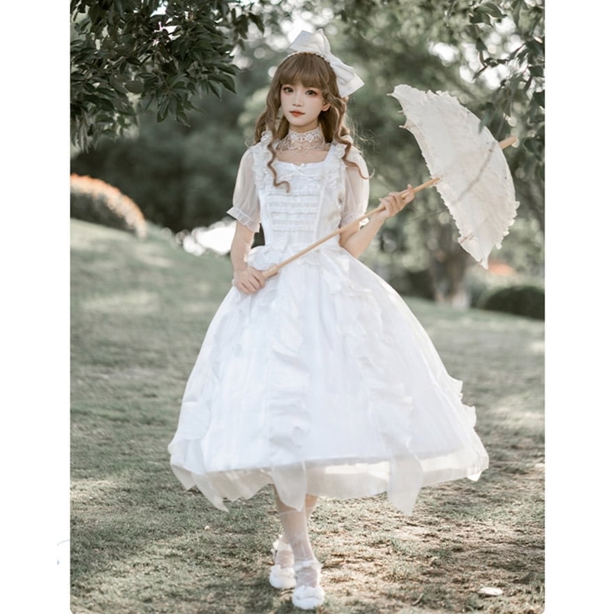 ゴスロリ通販 With U ファッション 花嫁 ウエディングドレス ロング