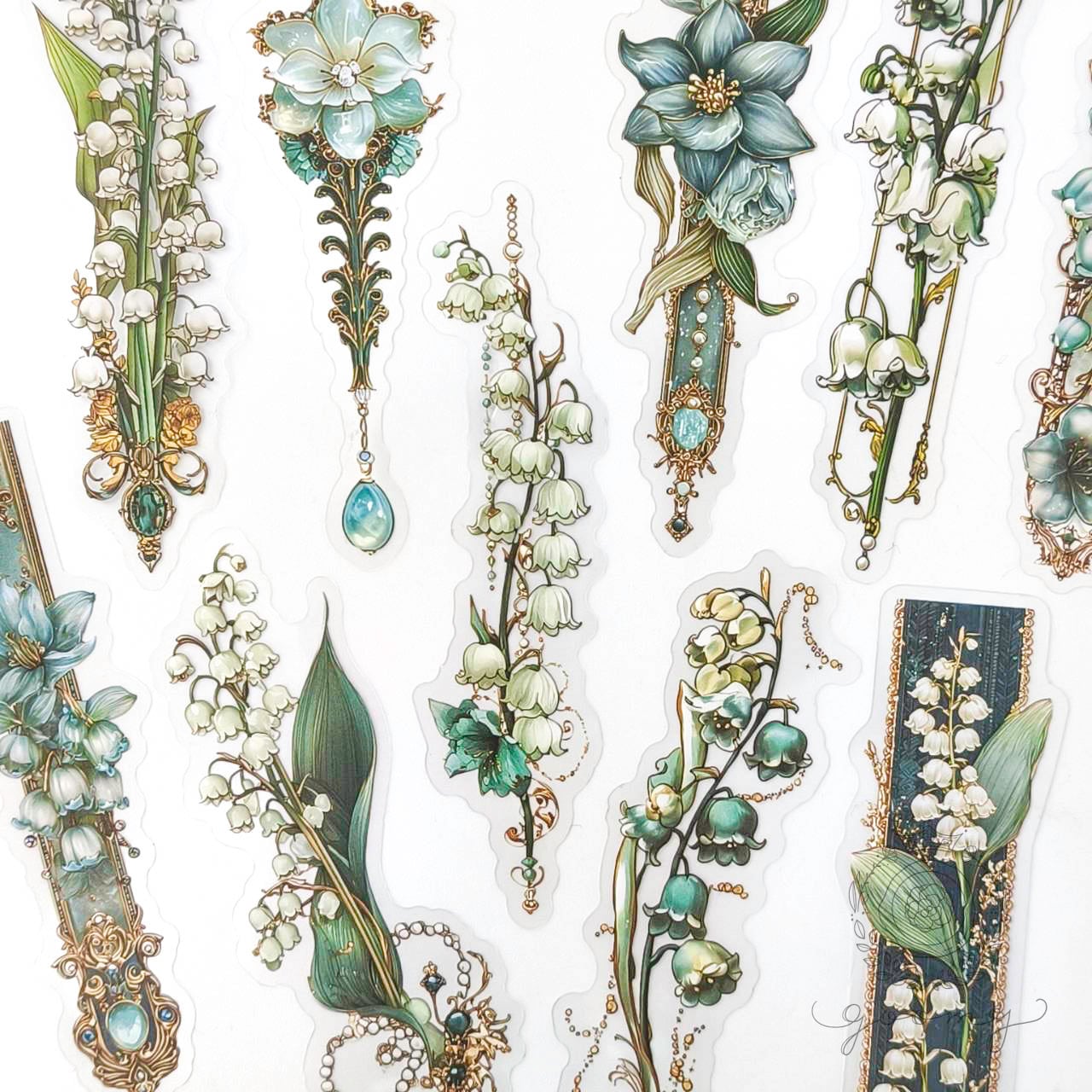 フレークシール Floral Bead 3 <S1381>