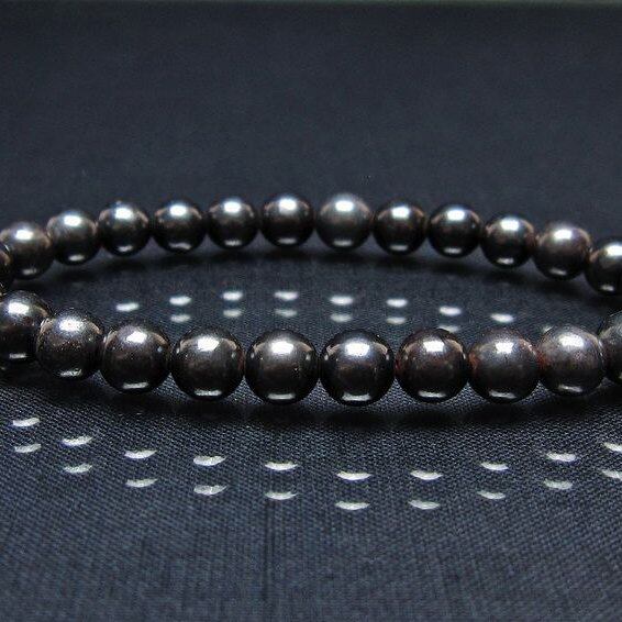 スギライト ブレスレット 7mm ブラックスギライト ブレス 一点物 メール便可 [M便 1/10] 111-45546