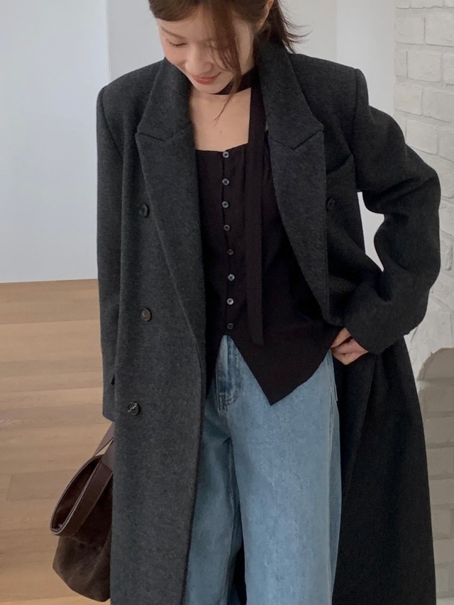 (予約) miel / Mute wool blouse 4color